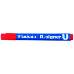 Popisovač permanentní D-singer U červený 