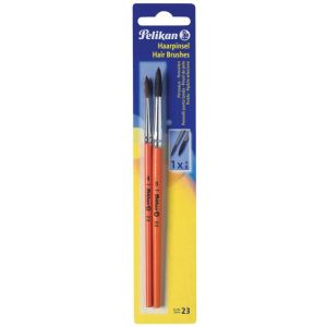 Štětec Pelikan vlasový kulatý Nr. 4,8 ,2 ks blistr 