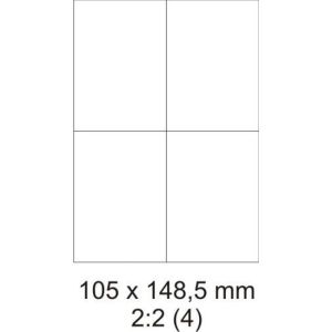 Etikety PRINT univerzální 105x148mm A4 1000 archů 