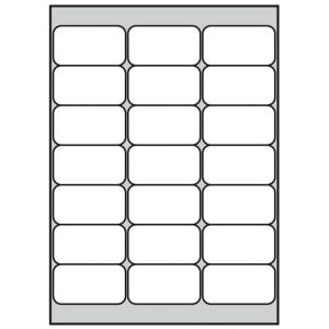 Etikety univerzální 63,5x38,1mm Agipa A4 100 archů