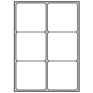 Etikety univerzální 99,1x93,1mm Agipa A4 100 archů