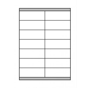 Etikety univerzální 105x40mm Agipa A4 100 archů
