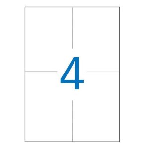 Etikety univerzálně odnímatelné 105x148mm Agipa A4 100 archů