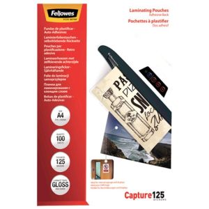 Laminovací fólie Fellowes 216x303 A4 125mic adhezivní 