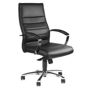 Kancelářské křeslo TD Lux 10 kožené černé 