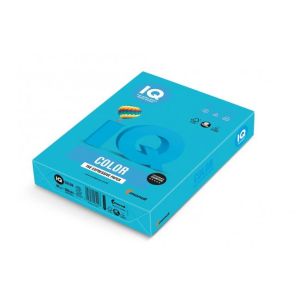 Barevný papír IQ color azurově modrý AB48, A4, 160g 