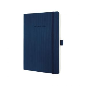 Zápisník CONCEPTUM linkovaný tmavomodrý, měkká vazba 135x210mm