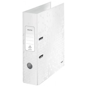 Pákový pořadač Leitz 180° WOW 8cm perleťově bílý 