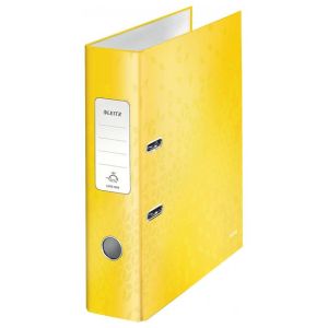 Pákový pořadač Leitz 180° WOW 8cm žlutý 