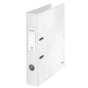 Pákový pořadač Leitz 180° WOW 5cm perleťově bílý 