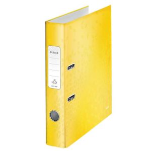 Pákový pořadač Leitz 180° WOW 5cm žlutý 