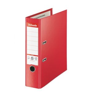 Pořadač pákový Esselte celoplastový A4 MAXI 8cm červený 