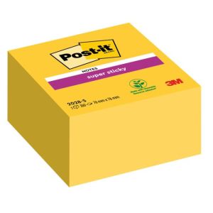 Samolepící bloček Post-it Super Sticky 76x76mm žlutá 350l 