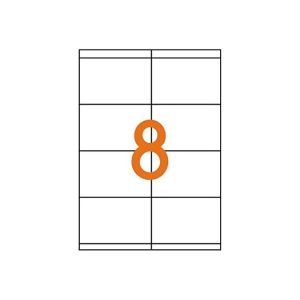 Etikety laser 105x72mm Agipa A4 100 archů 