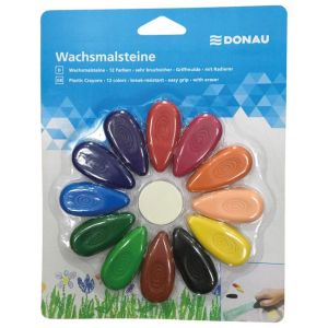 Plastové Voskovky DONAU 12 ks na blistru 