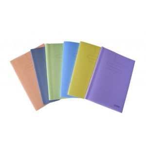 Sešit Herlitz 464, A4, s PP obalem, mix barev 