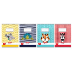 Sešit Herlitz 513, A5, linkovaný, 70g/m2, mix motivů Cute Animals 