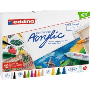 Kreativní akrylová souprava v základních barvách 