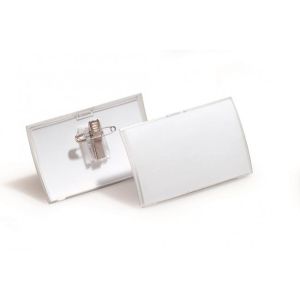 Visačka oblá PP kolíček+špendlík DURABLE CLICK FOLD 90x54mm 25ks 