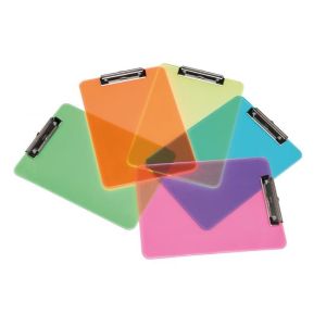 Psací podložka A4 MAULneon transparentní žlutá 