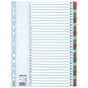 Kartonový rozřazovač Esselte Mylar 1-31 