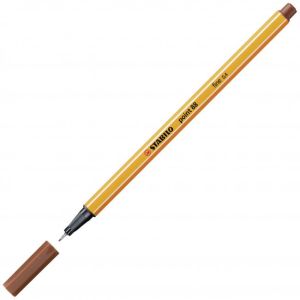 Liner STABILO Point 88 červená hlína 