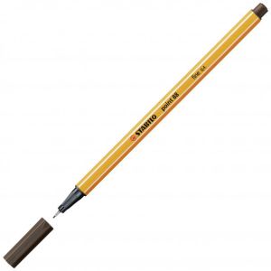 Liner STABILO Point 88 žlutohnědý 
