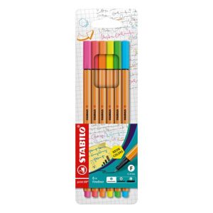 Sada linerů STABILO Point 88 neon 88/6S 