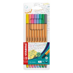Sada linerů STABILO point 88 pastel/8S 