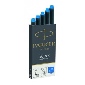 Inkoustové bombičky Parker QUINK modré 5ks 