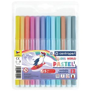 Sada popisovačů Centropen Pastel 7550/12S 