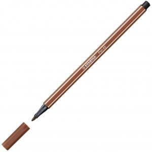 Popisovač STABILO Pen 68 červená hlinka 