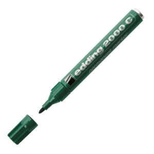 Permanentní popisovač edding 2000C zelený 