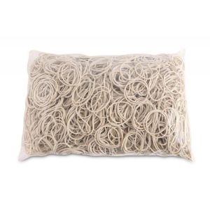 Gumičky Office Products 40mm 1kg bílé 