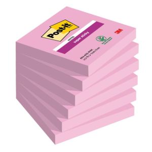 Samolepící bloček Post-it Super Sticky světle růžové 76x76mm 