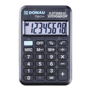 Kalkulačka Donau Tech K-DT2083-01 kapesní černá 
