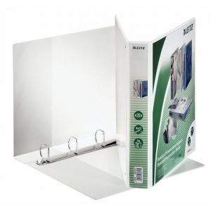Pořadač prezentační Leitz 5cm 4D-kroužkový A4 MAXI bílý 