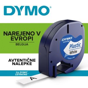 Páska Dymo pro Letratag bílá plastová 