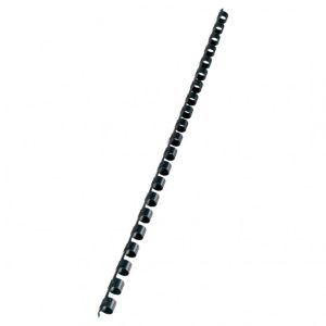 Plastové hřebeny GBC 21R 8mm černé 