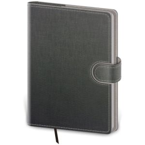 Diář Flip týdenní A5 14,3x20,5cm - šedo/šedý 2026 