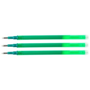 Náhradní náplň do gelového rolleru Q-CONNECT 0,7mm zelená3 ks 