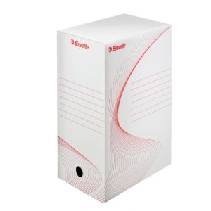 Archivní box Esselte 150mm bílý/červený