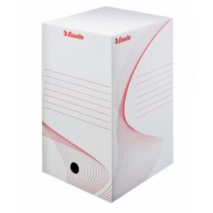 Archivní box Esselte 200mm bílý/červený