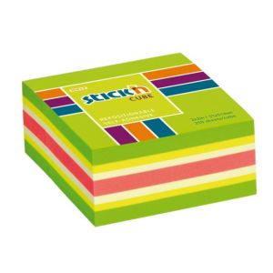 Samolepící bloček Stick`n Hopax mini, 51x51 mm, zelený mix 