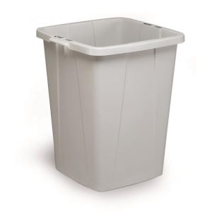Velkokapacitní plastový koš DURABIN 90 ℓ šedý 