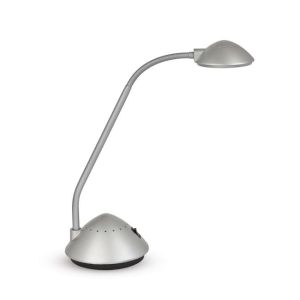 Lampa stolní MAULarc stříbrná 