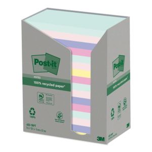 Samolepící bloček Post-it recyklované 76x127 duhové 