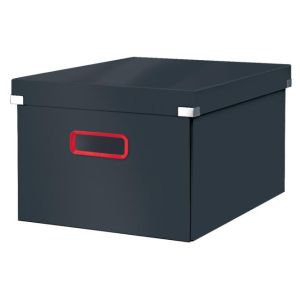 Střední krabice Click & Store A4 Leitz Cosy sametová šedá 