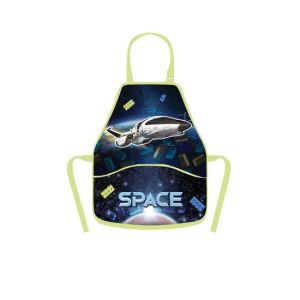 Dětská zástěra Karton PP 15x25x1,5cm Space 
