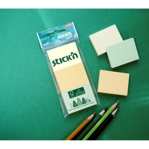 Samolepící bloček Stick`n Hopax, 38x51 mm, mix pastelových barev, 3x100 lístků 